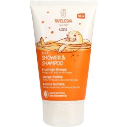 Weleda kids sampon-tusfürdő narancs, 150 ml