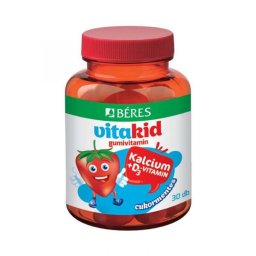 Béres Vitakid kalcium + D3 vitamin gumivitamin 30 db