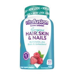 Vitafusion Gyönyörű Haj, bőr, köröm gumivitamin, málna, 135db