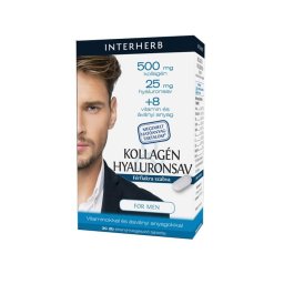 Interherb Kollagén-Hyaluronsav Men emelt hatóanyag-tartalmú tabletta 30db