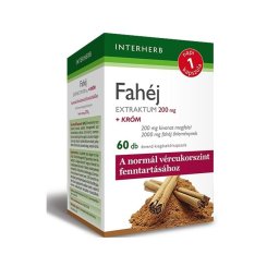 Interherb Napi 1 Fahéj Extratum 200Mg Kapszula +Króm 60db