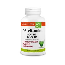 Interherb Xxl D3-Vitamin Forte 4000NE Kapszula 90db