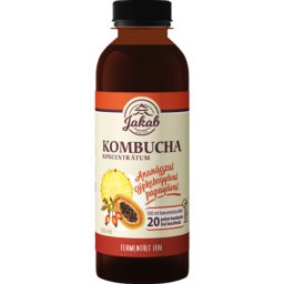 Kombucha tea koncentrátum ananásszal, csipkebogyóval, papayával, echinacea purpurea kivonattal és c-vitaminnal 500 ml