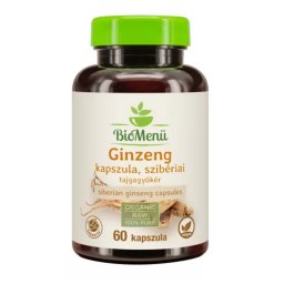 BioMenü bio szibériai ginzeng kapszula 60 db