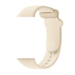 Xiaomi Mi Smart Band 8 Pro / Redmi Watch 4, szilikon pótszíj, állítható, Devia Delux Sport, bézs