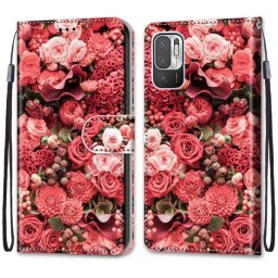 ART Wallet tok Xiaomi Redmi Note 10 5G / Poco M3 Pro ROSES