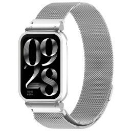 SET MILANESE Fém óratok + szíj Xiaomi Smart Band 9 Pro ezüst