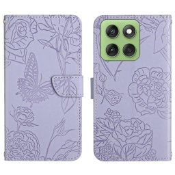 ART BLOSSOM Pénztárca tok Motorola Edge 60 / Edge 60 Fusion készülékhez, lila