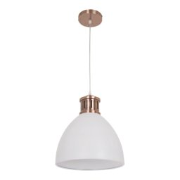 Csillár Metal 1xE27 fehér