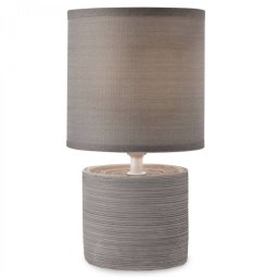 Asztali lámpa Cilly 01-1371 1xE14 szürke