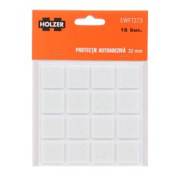 öntapadós karcolás gátló négyzet alakú, 22 mm, 16 darabos készlet