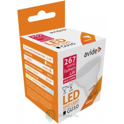 LED Spot Alu+plastic 4W GU10 110° NW 4000K