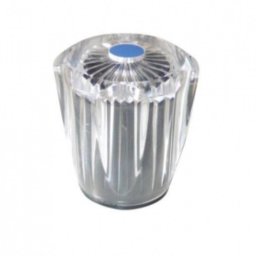 Kristályfoggantyú 1/2" ricnis kék