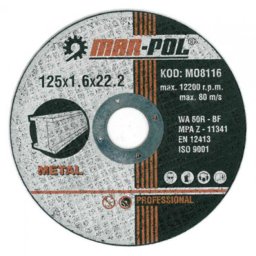 FÉMVÁGÓKORONG 125X1,0MM MARPOL