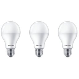 Philips klasszikus A67 E27 14W - 3 db-os
