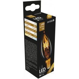 LED Soft Filament Candle 3W E14 360° EW 2700K