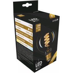 LED Soft Filament G80 5W E27 360° EW 2700K