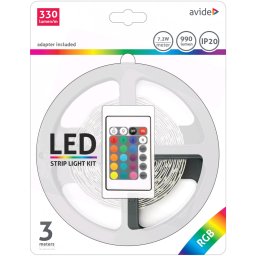 LED Szalag Bliszter 12V 7.2W SMD5050 30LED RGB IP20 3m