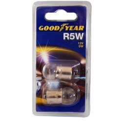 Autó Izzó R5W 12V 5W (2db/bliszter), GOODYEAR