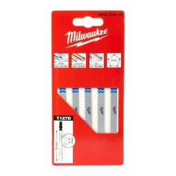 Dekopírfűrészlap 75/3mm T 127 D 5db/csomag MILWAUKEE