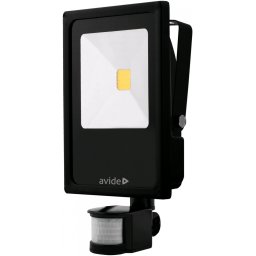 Reflektor Slim 30W CW 6400K Mozgásérzékelős PIR Avide LED