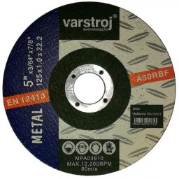 Vágókorong 125×1.0x22.2 Varstroj