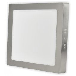 Falra Szerelhető Négyzetes Mennyezeti Lámpa ALU Szatén Nikkel 6W NW 4000K Avide LED