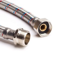 Flexibilis bekötőcső KB 1/2" x 1/2", 60 cm
