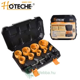Körkivágó klt. fémhez Bi-metal 12 részes 19-64mm Hoteche