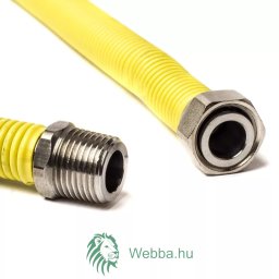 Bekötőcső flexibilis gázra KB.30-60CM 1/2"-1/2"