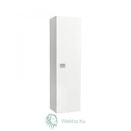 Függesztett fürdőszoba szekrény, Savini Due 126, 1 ajtós, fehér, 20,2 x 71 x 15,1 cm