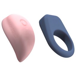 LUXUS Climax Together by Kiiroo - mágneses, app-vezérelt párvibrátor szett