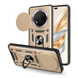 Defender szilikon telefonvédő (ütésállóság, tartógyűrű, kameravédő) ARANY Honor Magic7 Lite