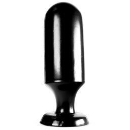 Maxima – prémium anál dildó 15 x 5,5 cm, fekete