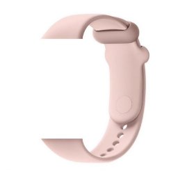 Xiaomi Mi Smart Band 8 Pro / Redmi Watch 4, szilikon pótszíj, állítható, Devia Delux Sport, rózsaszín