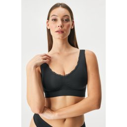 2PACK Flexi Zoe bélés és varrás nélküli melltartó fehér-rózsaszín L