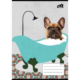 COOL BY VICTORIA Füzet, tűzött, A5, vonalas, 32 lap, 2. osztály, COOL BY VICTORIA "Bath", "16-32"