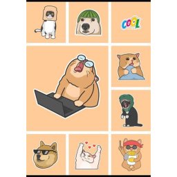COOL BY VICTORIA Füzet, tűzött, A4, kockás, 80 lap, COOL BY VICTORIA "Memes"