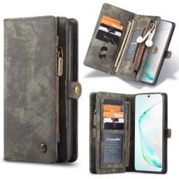 WALLET Védőtok pénztárcával 2 az 1-ben Samsung Galaxy S20 fekete