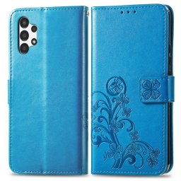 ART Wallet tok Samsung Galaxy A13 FLOWERS kék