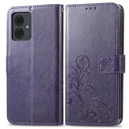 ART FLOWER S Pénztárcahuzat Motorola Moto G14 lila