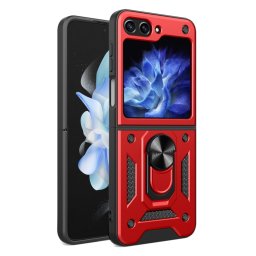RING Fedél tartóval Samsung Galaxy Z Flip7 FE 5G / Flip6 5G piros