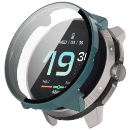 PC FULL COVER Műanyag borítás üveggel Suunto Race S sötétzöldhöz