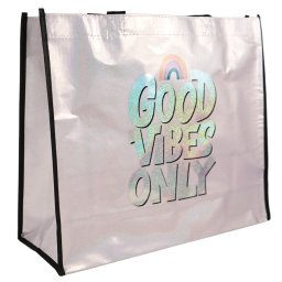 Bevásárlótáska SHOP & GO 37 cm - több változat Változat: Good Vibes Only