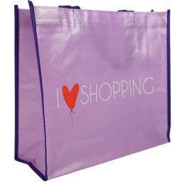 Bevásárlótáska SHOP & GO 37 cm - több változat Változat: I love shopping