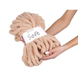 Kötőfonal zsenília Soft 250 g – puha, meleg és ölelő fonal otthonos alkotásokhoz