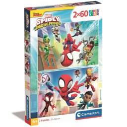 Pókember Spidey 2x60 db-os puzzle Clementoni