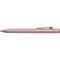 FABER-CASTELL Golyóstoll, 1 mm, XB, nyomógombos, rózsaszín tolltest, FABER-CASTELL "Grip 2010 Harmony", kék