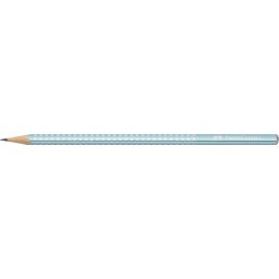 FABER-CASTELL Grafitceruza, B, háromszögletű, FABER-CASTELL "Sparkle", metál óceánkék