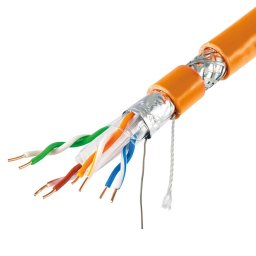 Delight CAT6A S-FTP Installation Cable 500m Orange